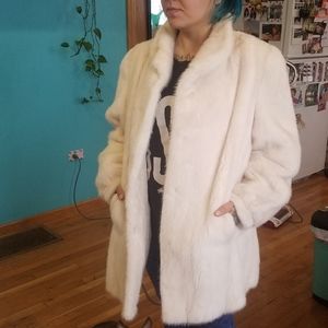 Rhomberg Furs Vintage white coat